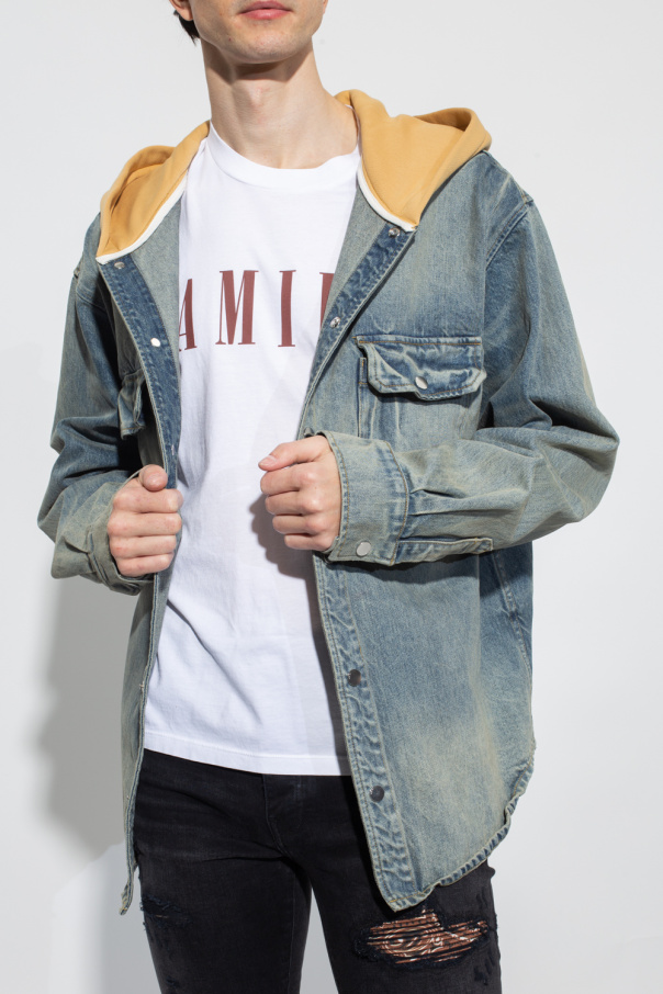 bwldr clothing dresses | Hooded denim jacket Amiri